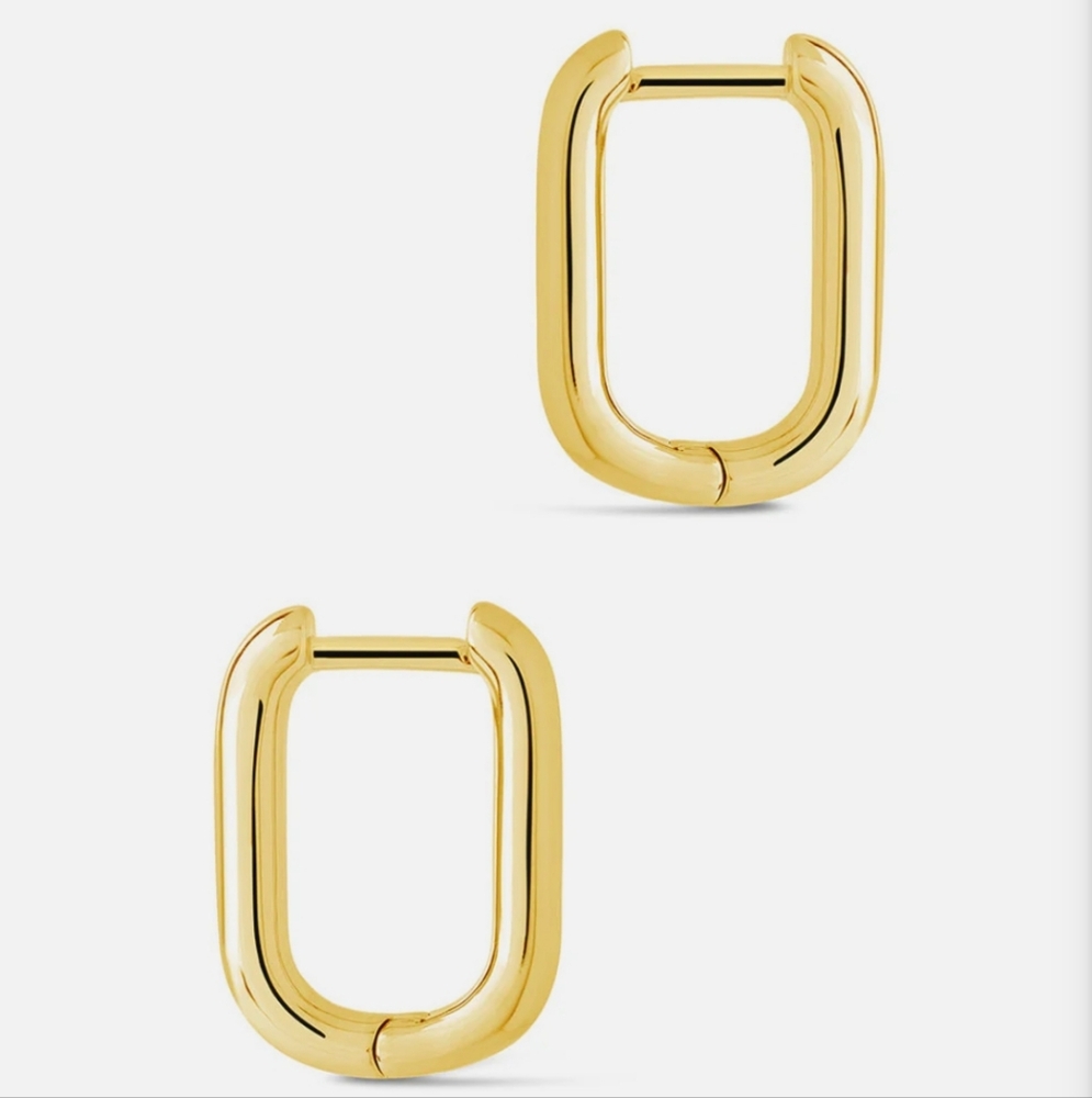 Sterling Forever Josie Hoops